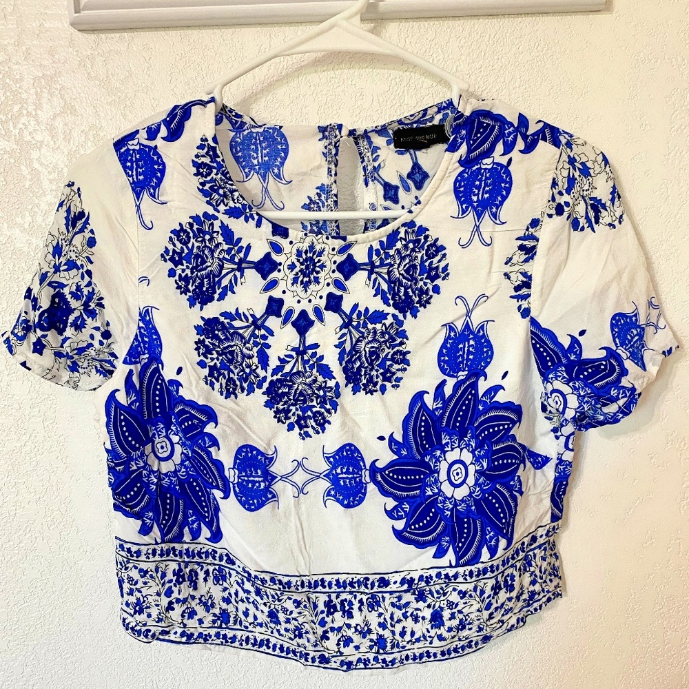 Miss Avenue Top  and Short  Set